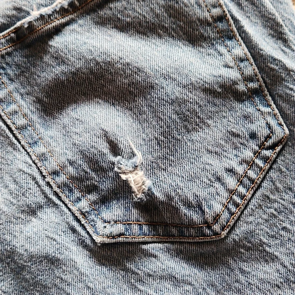 Abercrombie & Fitch ulta high rise straight distressed womans size 4 jeans - Picture 7 of 12